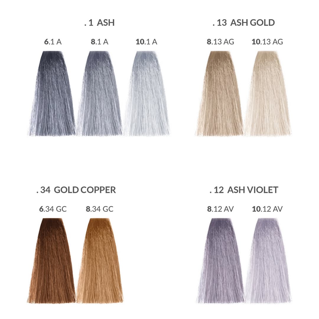 Tabla de muestras del tóner brillante Charcolite