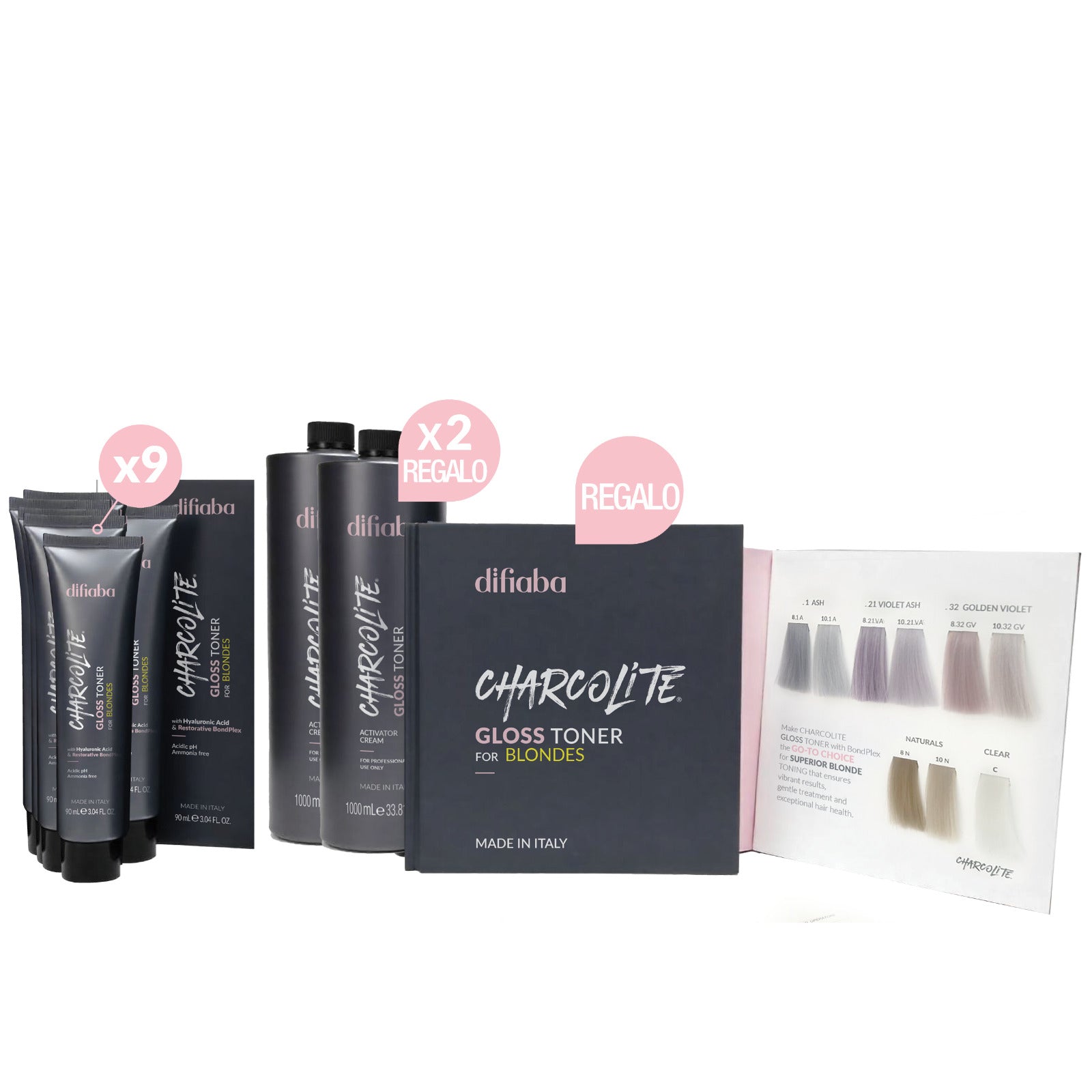 KIT CHARCOLITE GLOSS TONER